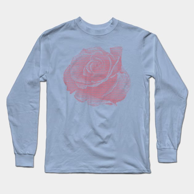 ASCII Rose Long Sleeve T-Shirt by ConnerDavis